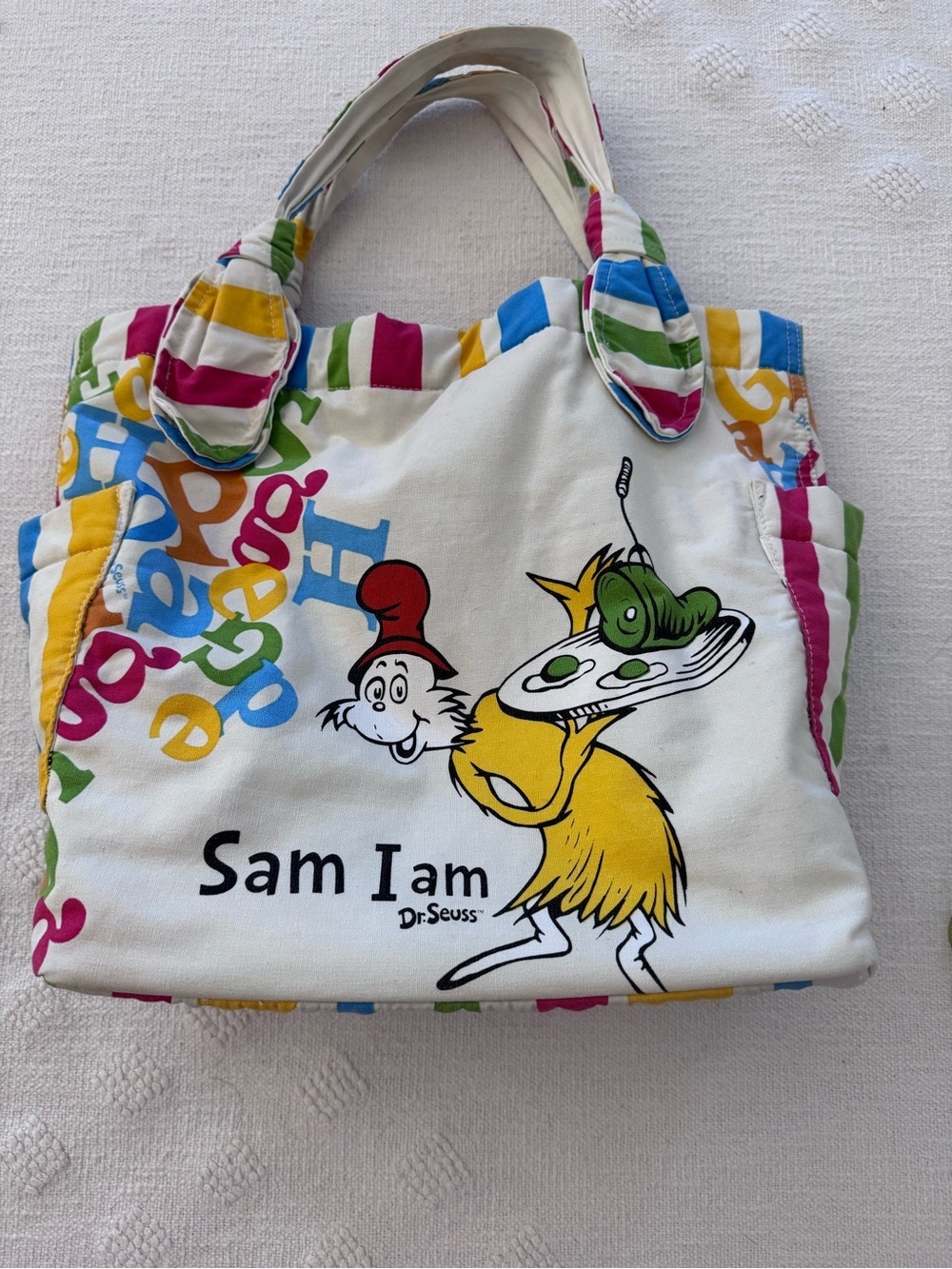 Peters of Kensington Dr.Seuss Green Eggs and Ham tote bag